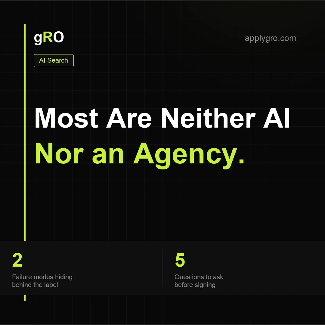 Most AI Marketing Agencies Are Neither AI Nor an Agency